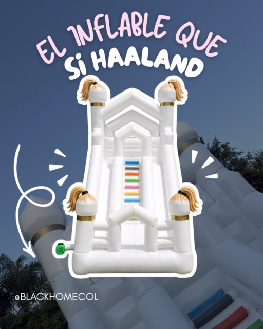 El inflable que HAALAND para toda la familia. 🤍😅😀🤍
@blackhomecol 

#marketing #mundial2026 #Haaland #tendencia
