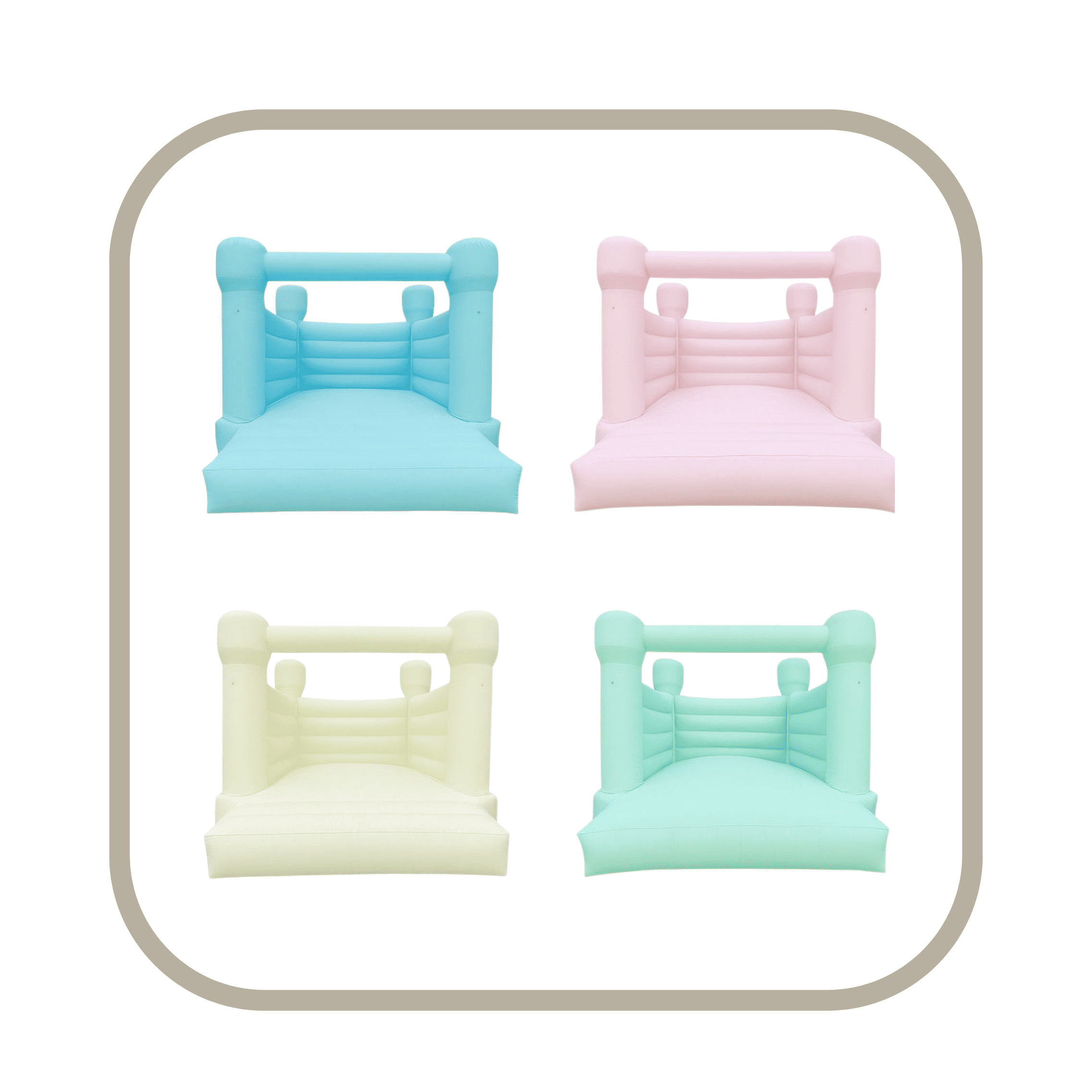 Bounce castle multicolores